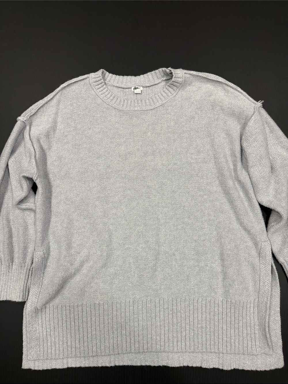 aerie Light Gray Crewneck Sweatshirt